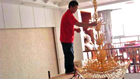 高低档灯具清洁服务