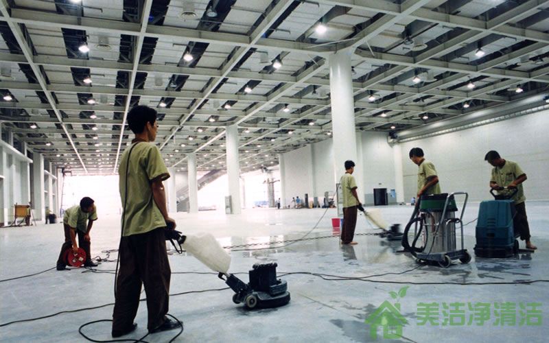 深圳沙井厂房开荒清洁案例 深圳沙